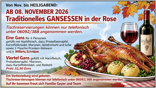 Urlaub im Spessart
